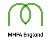 Mental Health First Aid England logo.